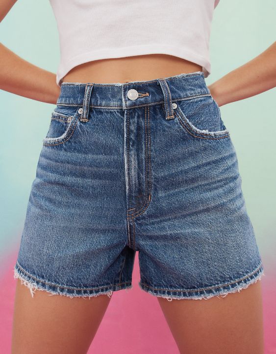 Stretch Denim Highest Waist Short