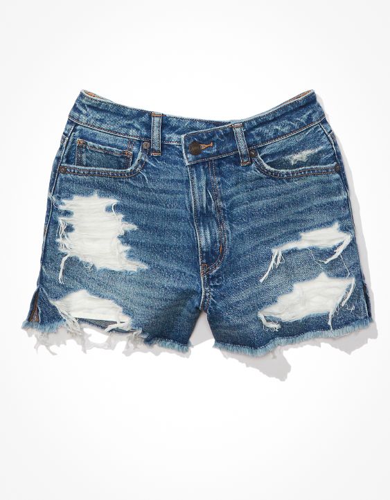 Denim Mom Short