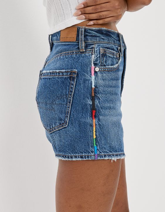 Stretch Denim Highest Waist Short