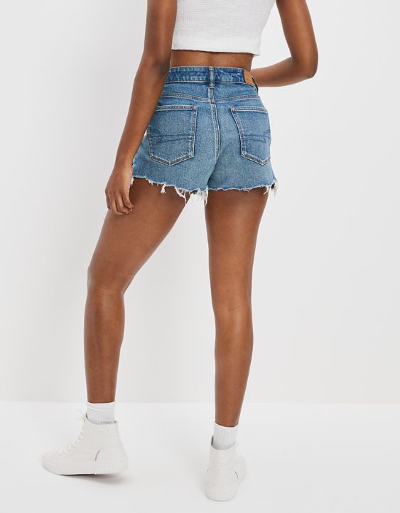 Denim Mom Short