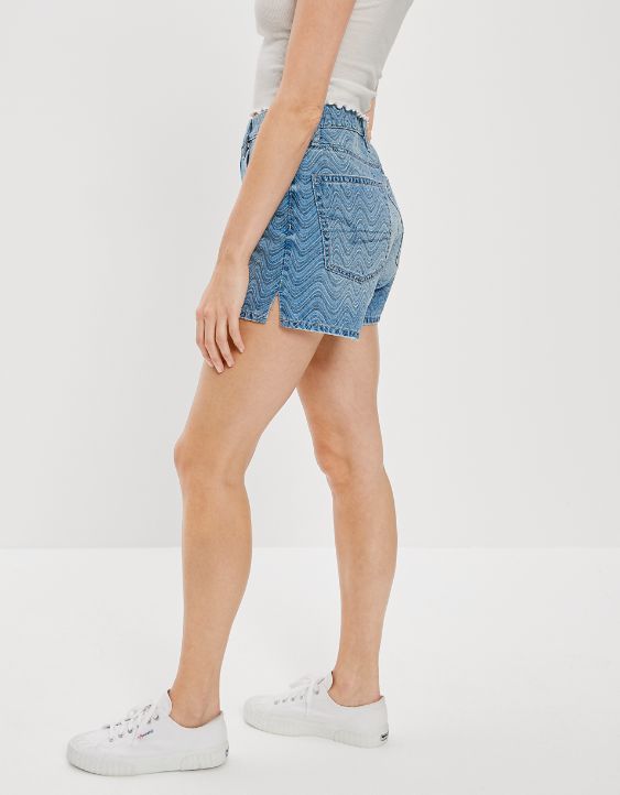 High-Waisted Baggy Vegan Leather Short