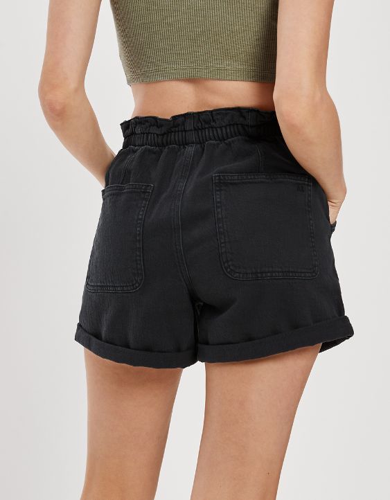 Drape Denim Highest Waist Short
