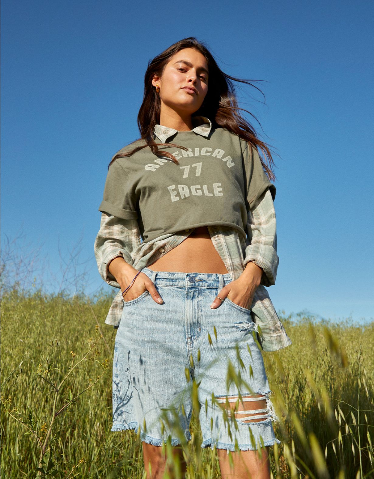 Stretch Twill Highest Waist Short