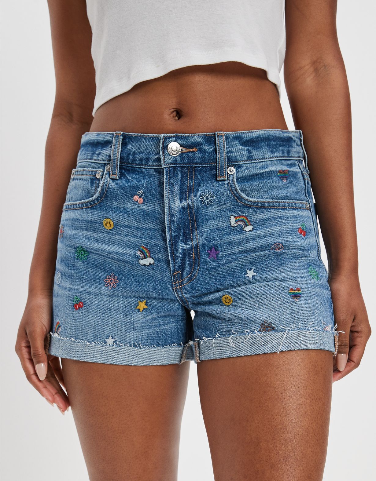 Denim Curvy Highest Waist Short