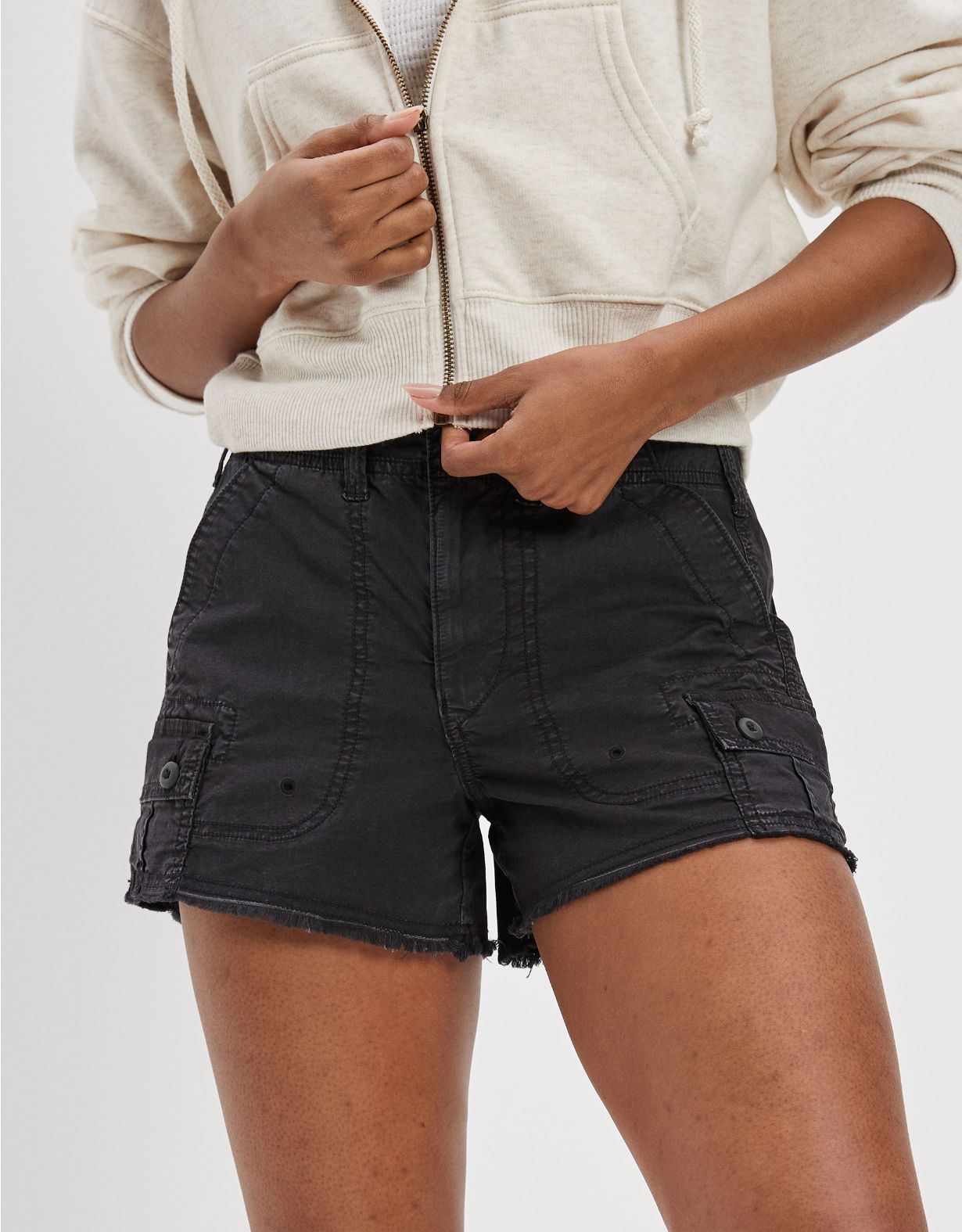 Snappy Stretch '90s Boyfriend Cargo Short
