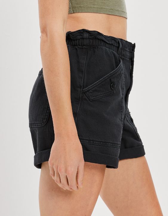 Drape Denim Highest Waist Short