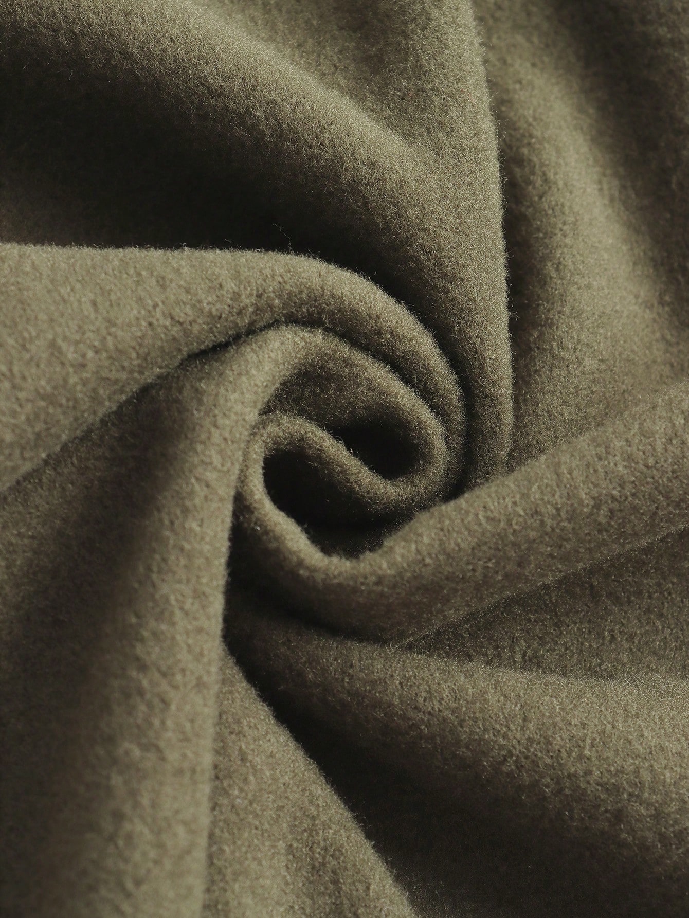 Solid Hooded Cape Overcoat